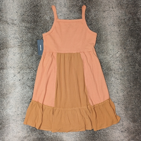Miss Me Mixed Media Cami Dress Orange Women's Medium NWT - Picture 6 of 9